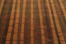 8'x10' Hand Knotted Tibetan 100% Wool Modern & Contemporary Oriental Area Rug Brown