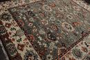 8' 3''x10' LoomBloom Muted Turkish Oushak Hand Knotted 100% Wool Area Rug Gray, Beige Color