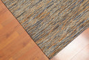 5'2" x 7'4" Hand Woven Wool & Cotton Flatweave Area Rug Contemporary Multi
