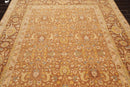 7'7"x9'11" Hand Knotted 100% Wool Peshawar 250 KPSI Oriental Area Rug Slate
