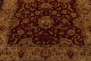 6' x 8'9" Hand Knotted Agra 100% New Zealand Wool Oriental Area Rug Ruby