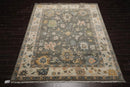 8' 3''x10' 4'' LoomBloom Muted Turkish Oushak Hand Knotted 100% Wool Traditional Area Rug Olive, Beige Color