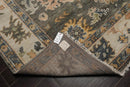8' 3''x10' 4'' LoomBloom Muted Turkish Oushak Hand Knotted 100% Wool Traditional Area Rug Olive, Beige Color