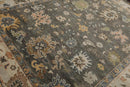 8' 3''x10' 4'' LoomBloom Muted Turkish Oushak Hand Knotted 100% Wool Traditional Area Rug Olive, Beige Color