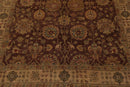 5'11" x 8'11" Hand Knotted Mahal New Zealand Wool Oriental Area Rug Brown