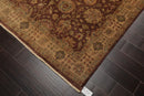 5'11" x 8'11" Hand Knotted Mahal New Zealand Wool Oriental Area Rug Brown