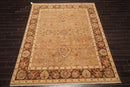 8'x10'1" Hand Knotted Wool Peshawar Traditional 150 KPSI Oriental Area Rug Camel