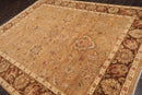 8'x10'1" Hand Knotted Wool Peshawar Traditional 150 KPSI Oriental Area Rug Camel