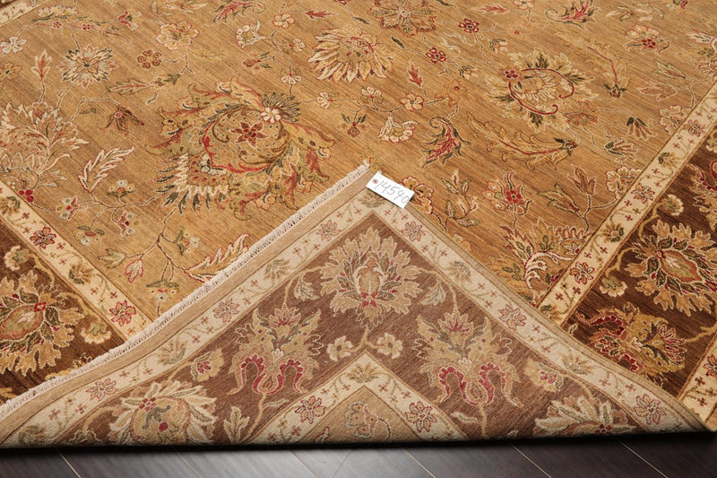 8'x10'1" Hand Knotted Wool Peshawar Traditional 150 KPSI Oriental Area Rug Camel