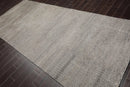 5’ x 12’ Hand Knotted Wool & Jute Palace Runner Modern Area Ru Beige Gray