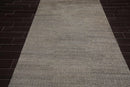 5’ x 12’ Hand Knotted Wool & Jute Palace Runner Modern Area Ru Beige Gray