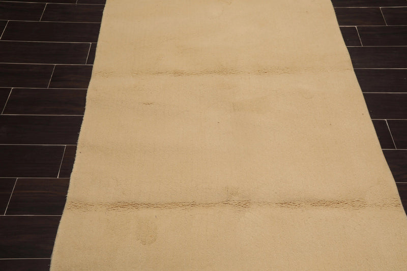 4' x 6' Modern 100% Wool Area Rug USA Beige