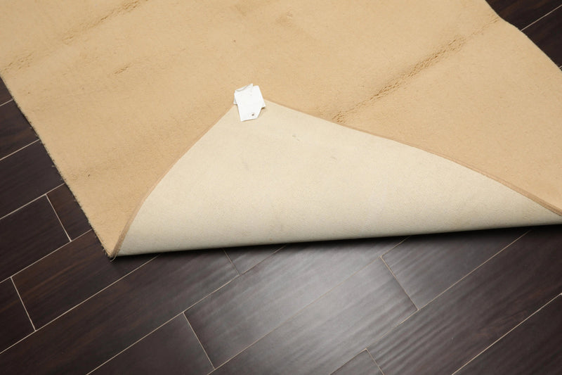 4' x 6' Modern 100% Wool Area Rug USA Beige