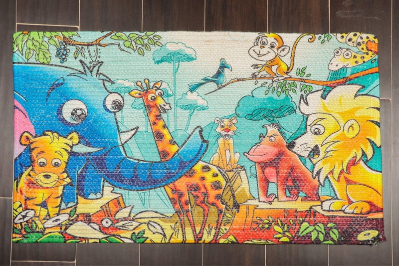 2'  00"x3'  00" Braided Mat  Oriental Area Persian Rug