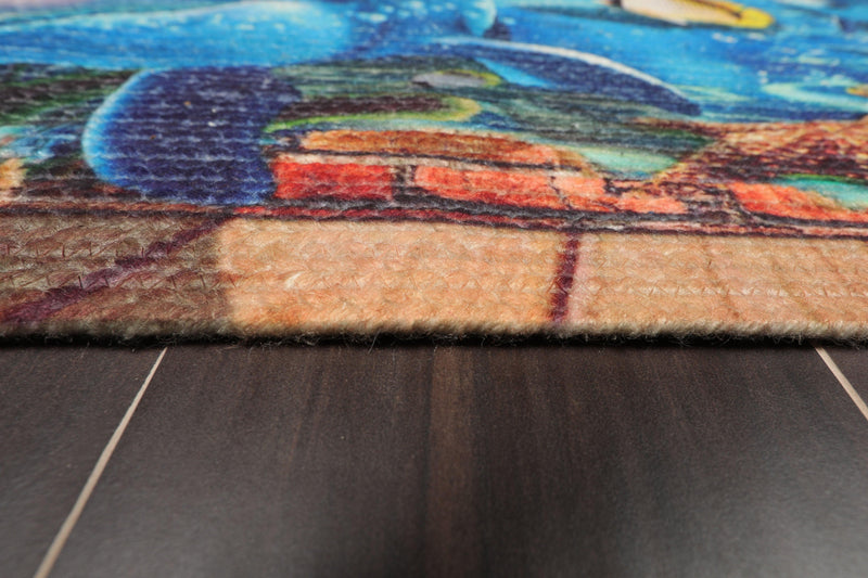 2'  00"x3'  00" Braided Mat  Oriental Area Persian Rug