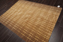 5'6" x 7'5" Machine Made 100% Wool Oriental Area Rug Contemporary Moss