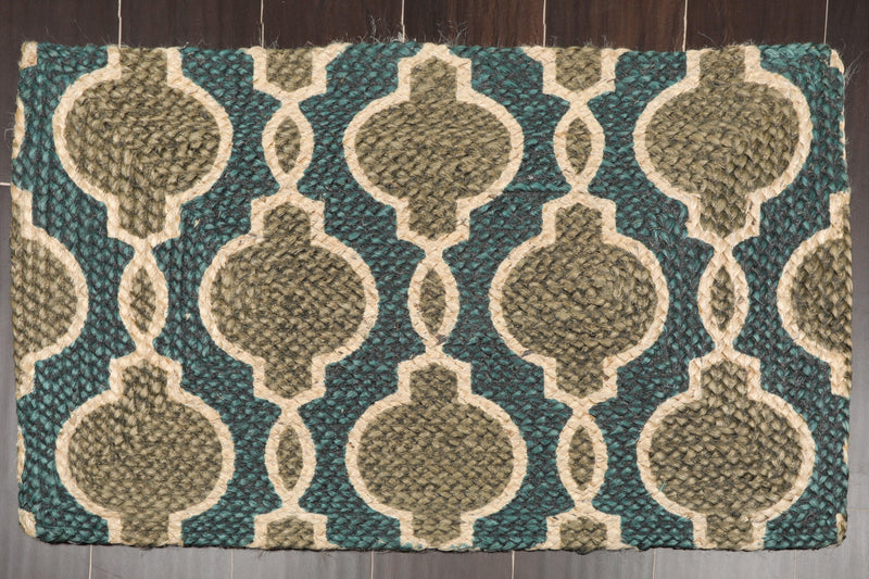 2'  00"x3'  00" Braided Mat  Oriental Area Persian Rug