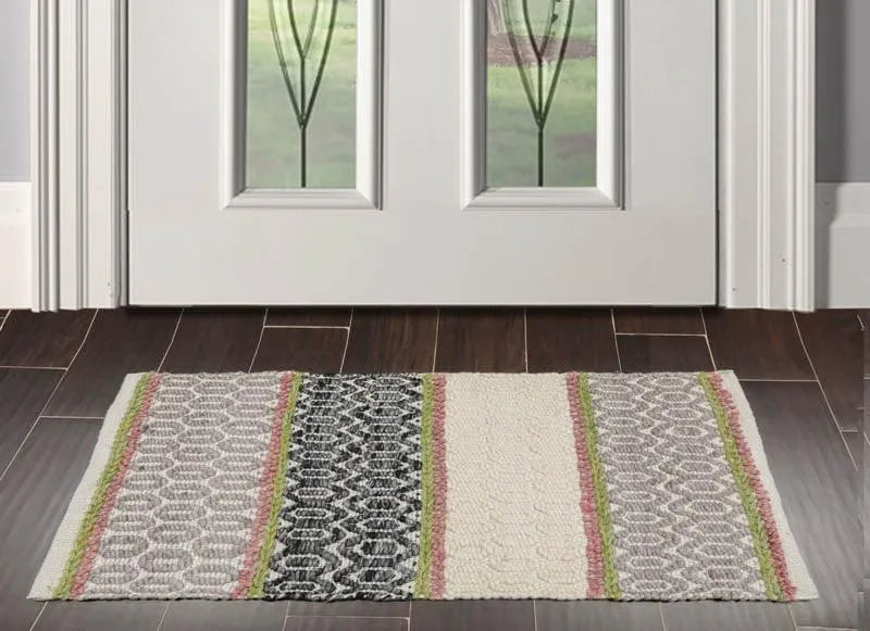 2' x3'  Braided Mat  Oriental Area Persian Rug