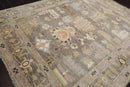 8' 2''x10' 3'' LoomBloom Muted Turkish Oushak Hand Knotted Wool Area Rug Gray, Ivory Color