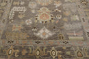 8' 2''x10' 3'' LoomBloom Muted Turkish Oushak Hand Knotted Wool Area Rug Gray, Ivory Color