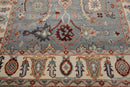 7' 11''x10' 3'' LoomBloom Muted Turkish Oushak Hand Knotted Wool Area Rug Slate, Ivory Color