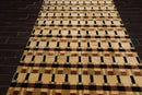 6'9" x 9'3"Hand Knotted Wool Tibetan Oriental Area Rug Modern Contemporary Beige