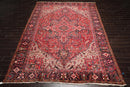 9'5'' x 13'3'' Hand Knotted 100% Wool Herizz Traditional Oriental Area Rug Rust