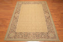 8’1"x11’6" Hand Woven 100% wool French Aubusson Needlepoint Area Rug Gold
