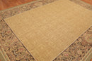 8’1"x11’6" Hand Woven 100% wool French Aubusson Needlepoint Area Rug Gold