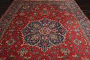 9'5'' x 13' Hand Knotted 100% Wool Tabrizz Traditional Oriental Area Rug Coral