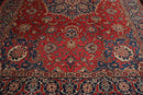9'5'' x 13' Hand Knotted 100% Wool Tabrizz Traditional Oriental Area Rug Coral
