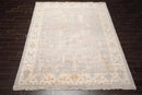 7' 9''x10' LoomBloom Muted Turkish Oushak Traditional Hand Knotted Wool Area Rug Taupe, Beige Color