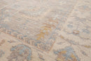 7' 9''x10' LoomBloom Muted Turkish Oushak Traditional Hand Knotted Wool Area Rug Taupe, Beige Color