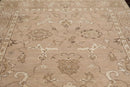 7'8" x 9'11" Hand Knotted 100% Wool Peshawar Oriental Area Rug Taupe