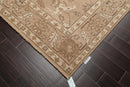7'8" x 9'11" Hand Knotted 100% Wool Peshawar Oriental Area Rug Taupe