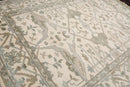 8' 2''x10' 2'' LoomBloom Muted Turkish Oushak Hand Knotted Wool Area Rug Ivory, Gray Color
