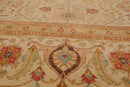 9'1"x 11'10" Hand Knotted Wool PakPersian 16/18 300 KPSI Oriental Area Rug Beige
