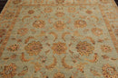 8' x 10' Hand Knotted 100% Wool Agra Oriental Area Rug Aqua