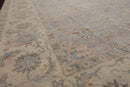 9x12 Gray Hand Knotted Traditional Afghan Oushak Wool Oriental Area Rug
