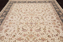 8'9'' x 11'10'' Hand Knotted Wool SinoPersian 200 KPSI Oriental Area Rug Cream
