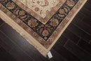 8'9'' x 11'10'' Hand Knotted Wool SinoPersian 200 KPSI Oriental Area Rug Cream