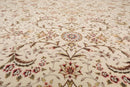 8'9'' x 11'10'' Hand Knotted Wool SinoPersian 200 KPSI Oriental Area Rug Cream