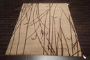 8' x 9'10" Hand Knotted Tibetan 100% Wool bamboo Modern Oriental Area Rug Camel