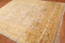 8' x 10' Hand Knotted Stone Wash Veg dyes Wool Traditional Area rug Gray