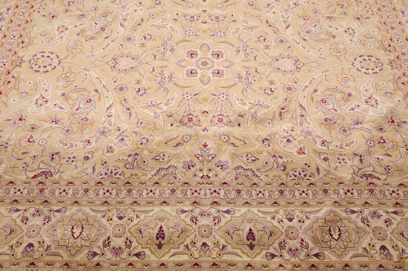 8'1' 'x 10'3'' Hand Knotted Wool PakPersian 16/18 300 KPSI Oriental Area Rug Tan