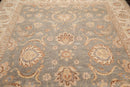 8'10" x 11'10" Hand Knotted Wool Peshawar Traditional Oriental Area Rug Gray
