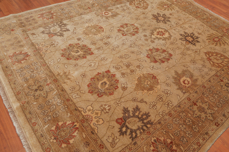 8’5" x 911" Hand Knotted Peshawar Stone Wash Traditional Oriental Area rug Beige