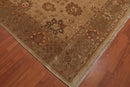 8’5" x 911" Hand Knotted Peshawar Stone Wash Traditional Oriental Area rug Beige