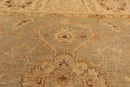 9' x 11'1'' Hand Knotted 100% Wool Peshawar Traditional Oriental Area Rug Gray