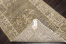 3'x5' Hand Knotted Muted Turkish Oushak 100% Wool Traditional Oriental Area Rug Sage, Beige Color